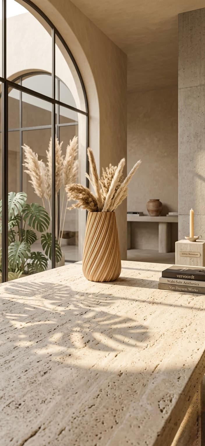 Vase Cannelé Filo Home — design vase, PLA biosourcé