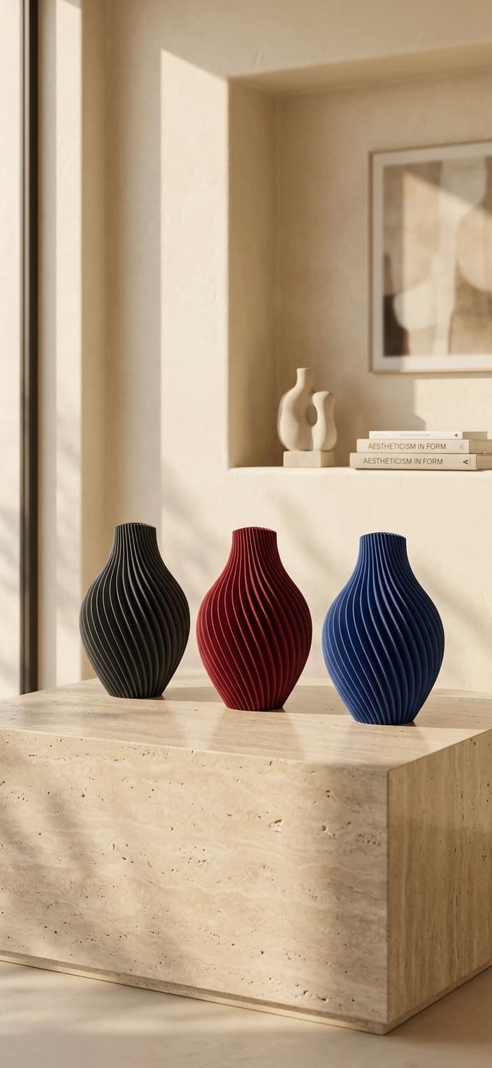 Vase Bourgeon Filo Home — design vase, PLA biosourcé